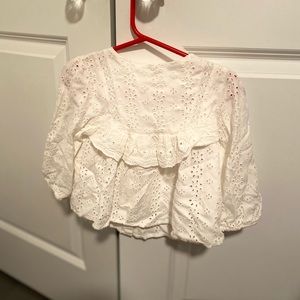 Zara baby lace top